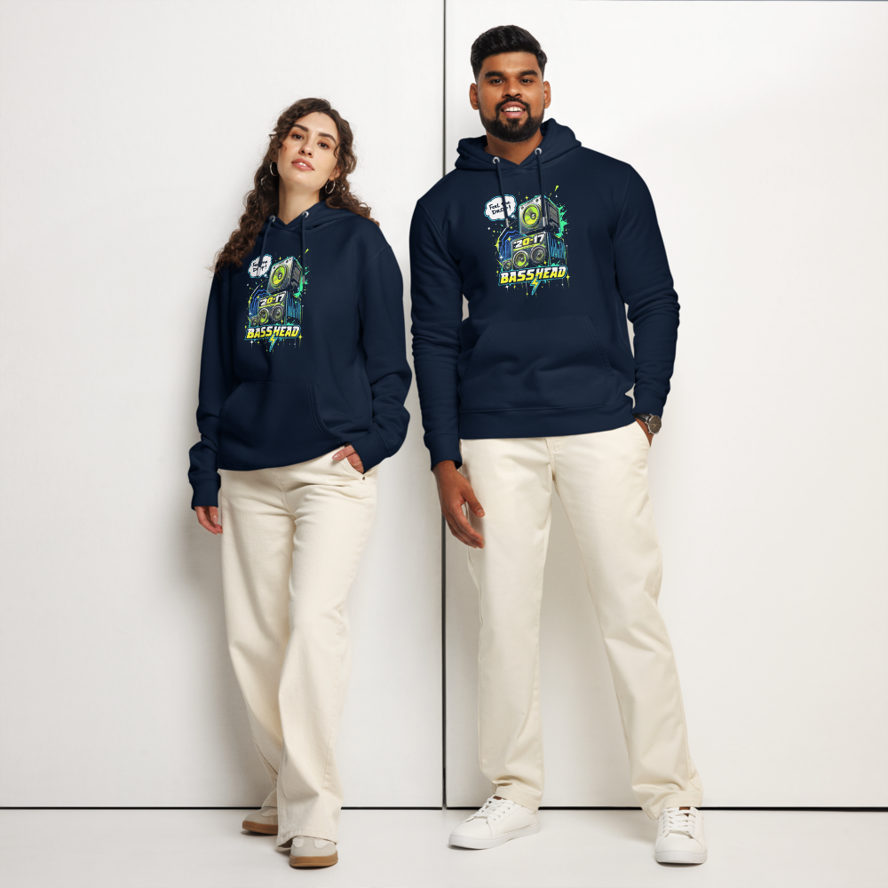 BassHead Unisex essential organic hoodie